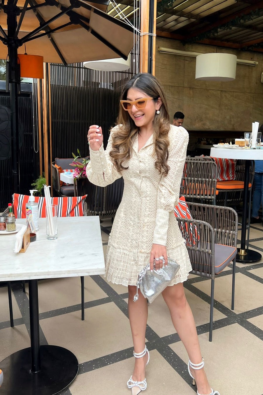 Offwhite crochet lace dress Offwhite crochet lace dress
