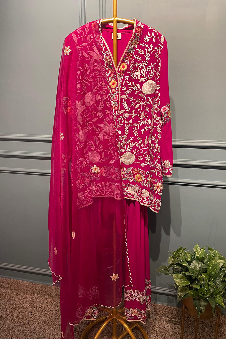 Gaara Bird Farshi Salwar Set