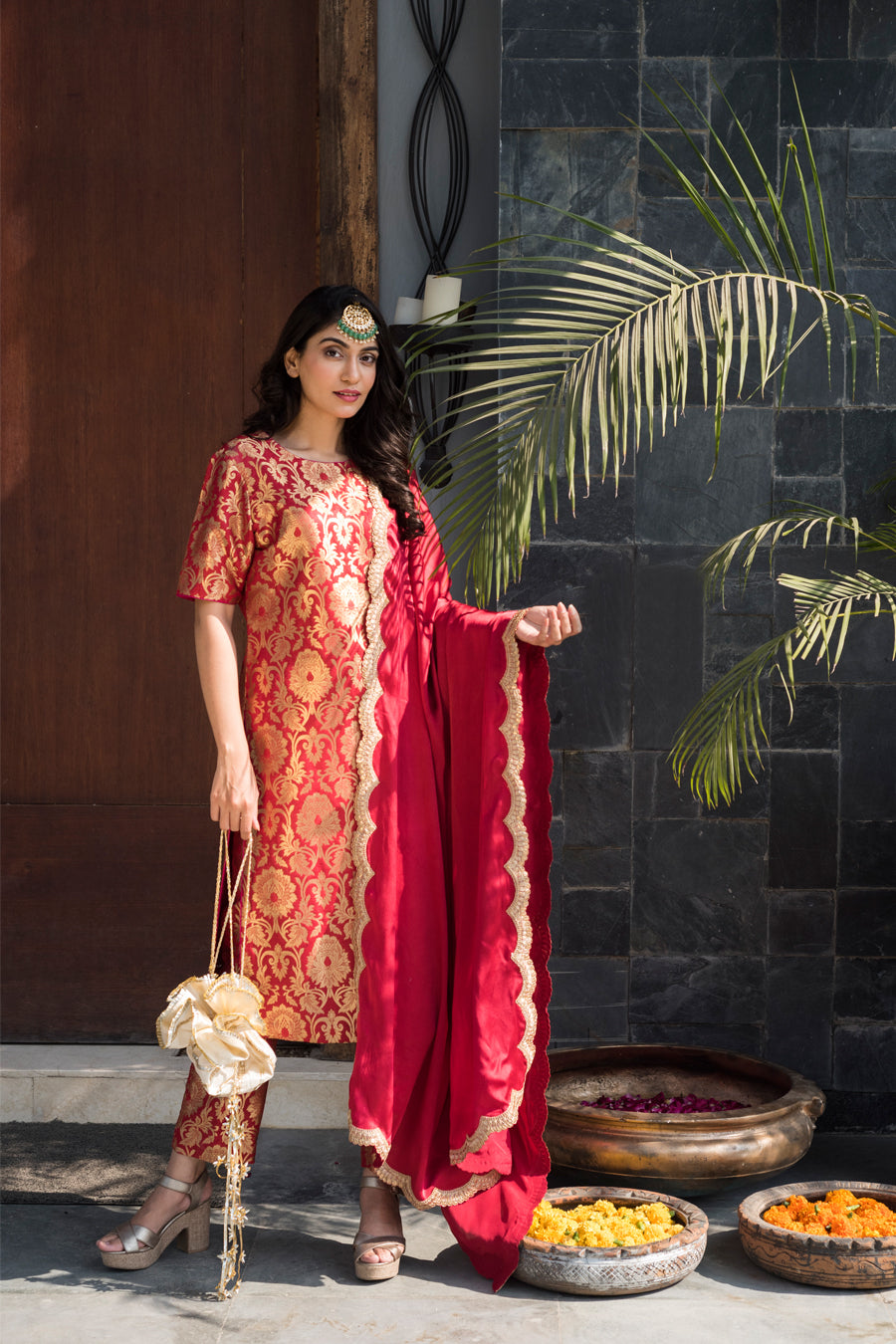 Kurti Designs Brocket Plazo Suit Brocket Salwar Suit Designs On Sale