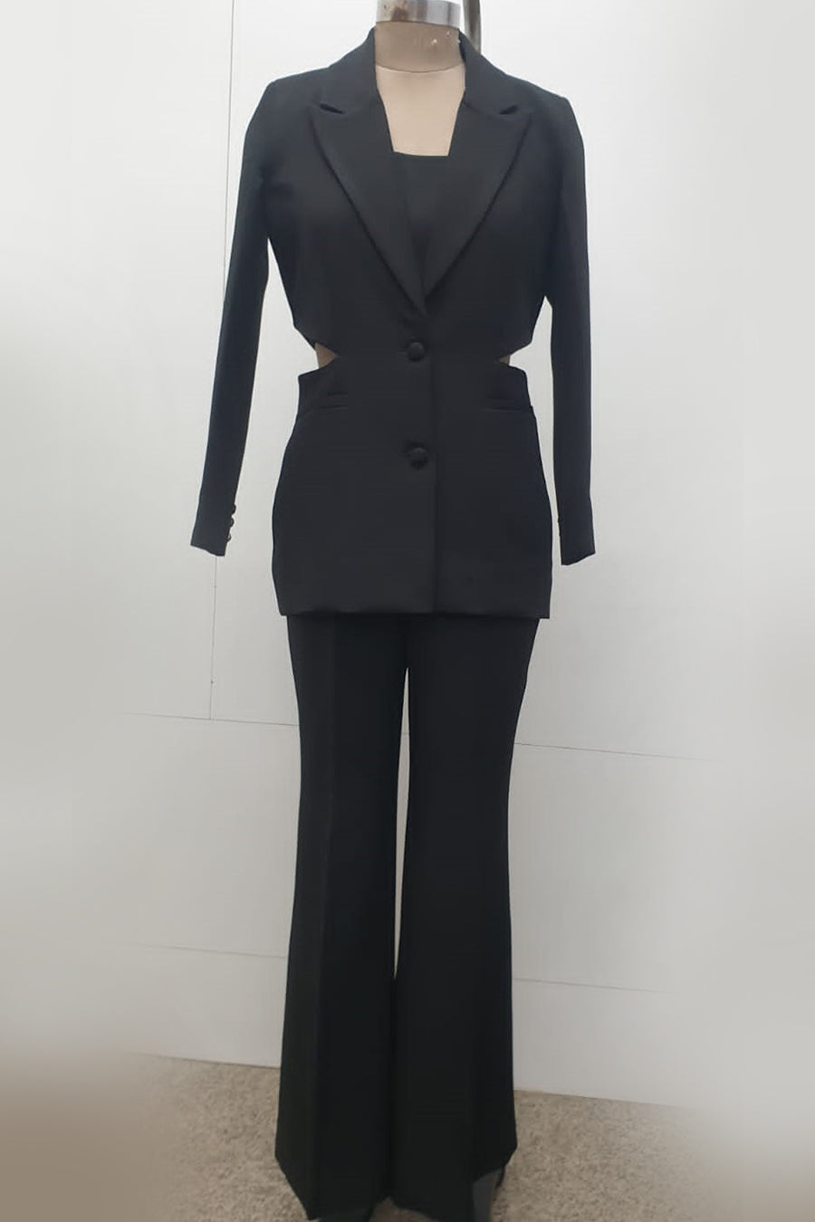 Cut- out blazer co-ord set
